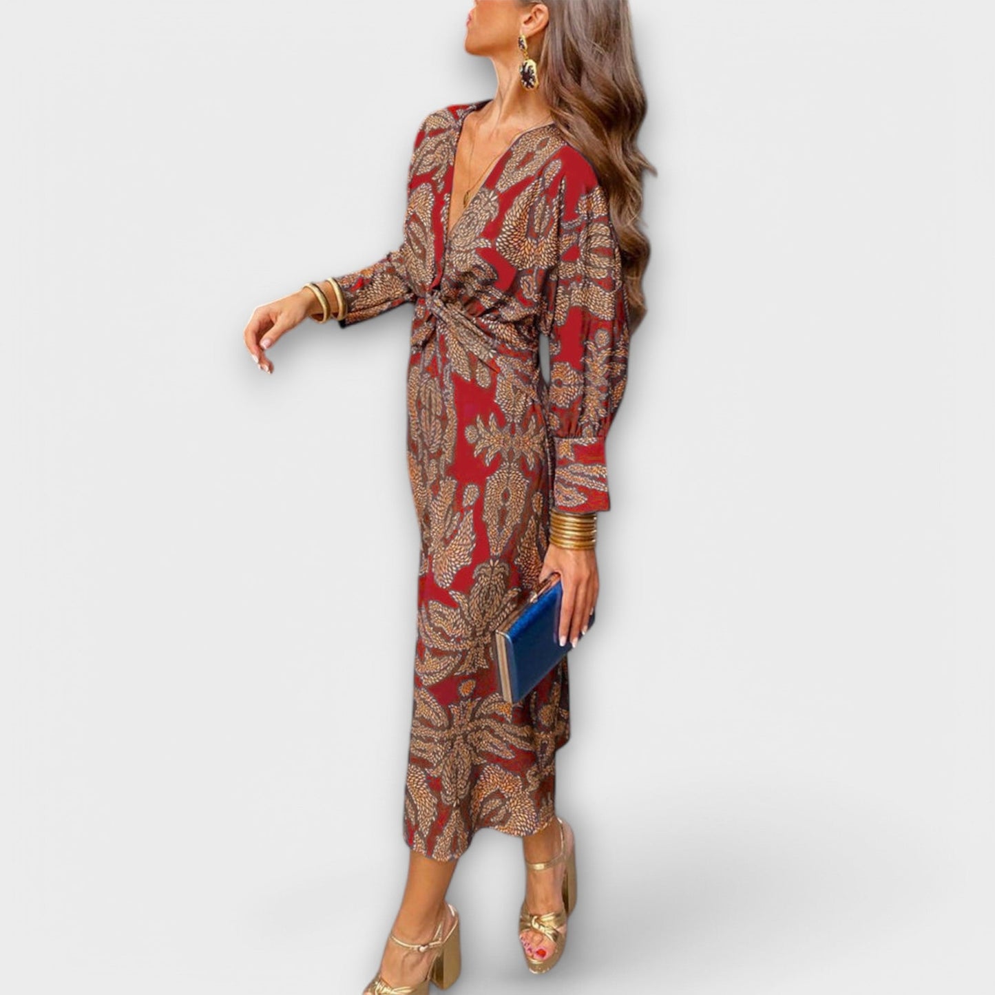 Alexandra | elegant dress with long sleeves