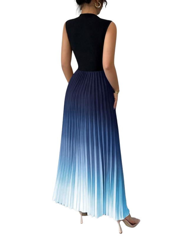 Vanessa – Elegant Ombre Sleeveless Evening Dress