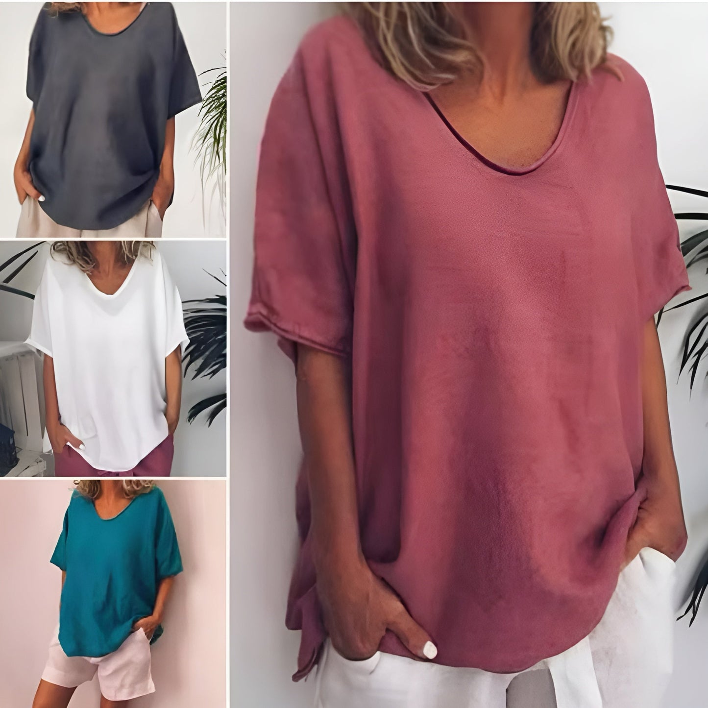 Teagan | Comfortable Loose T-shirt