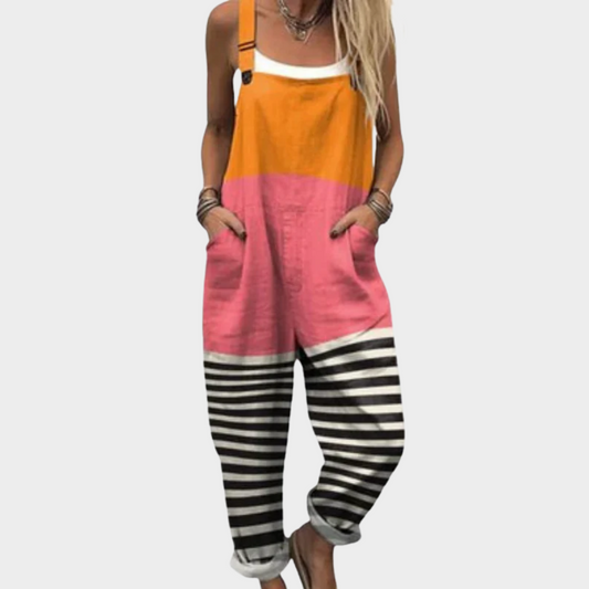 Comfortable Printed Overall