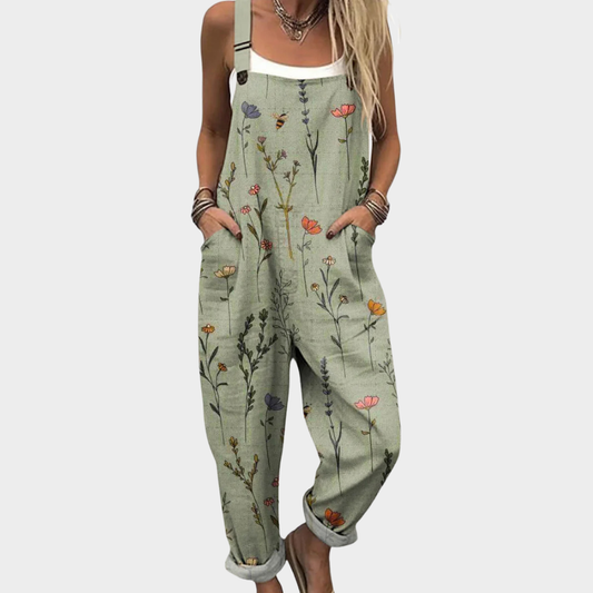 Comfortable Printed Overall