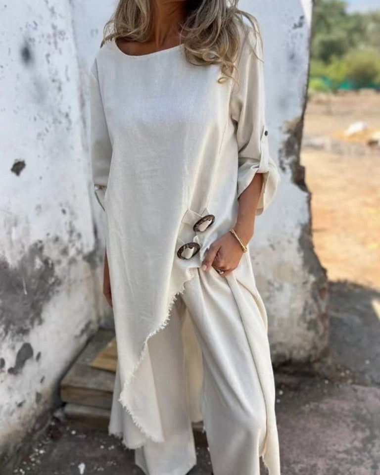 Alana | Relaxed Linen Blend Set