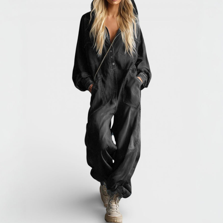 Luna | Relaxed Hooded Jumpsuit