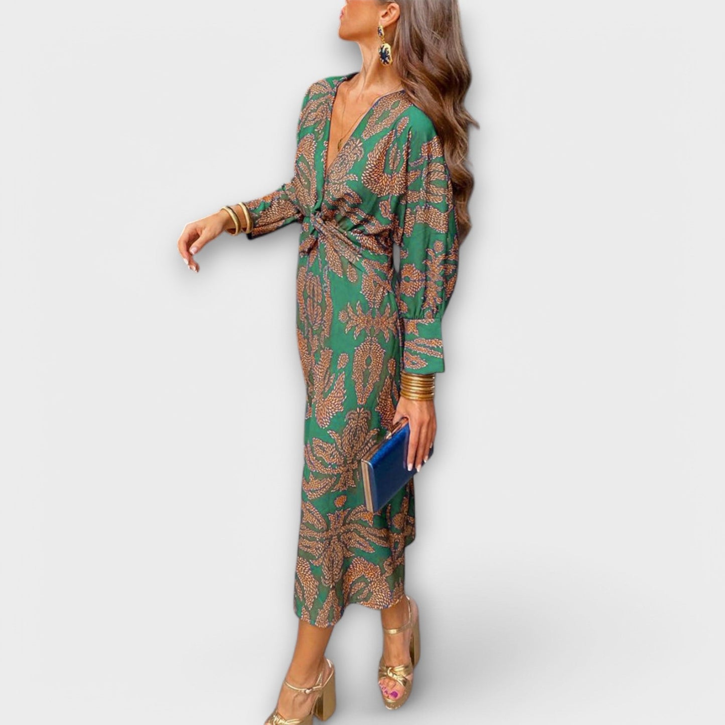 Alexandra | elegant dress with long sleeves