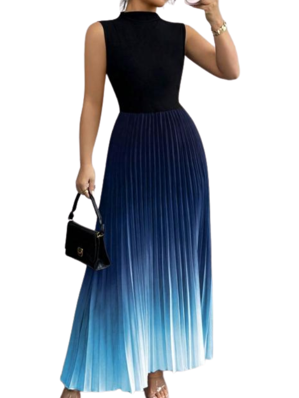 Vanessa – Elegant Ombre Sleeveless Evening Dress