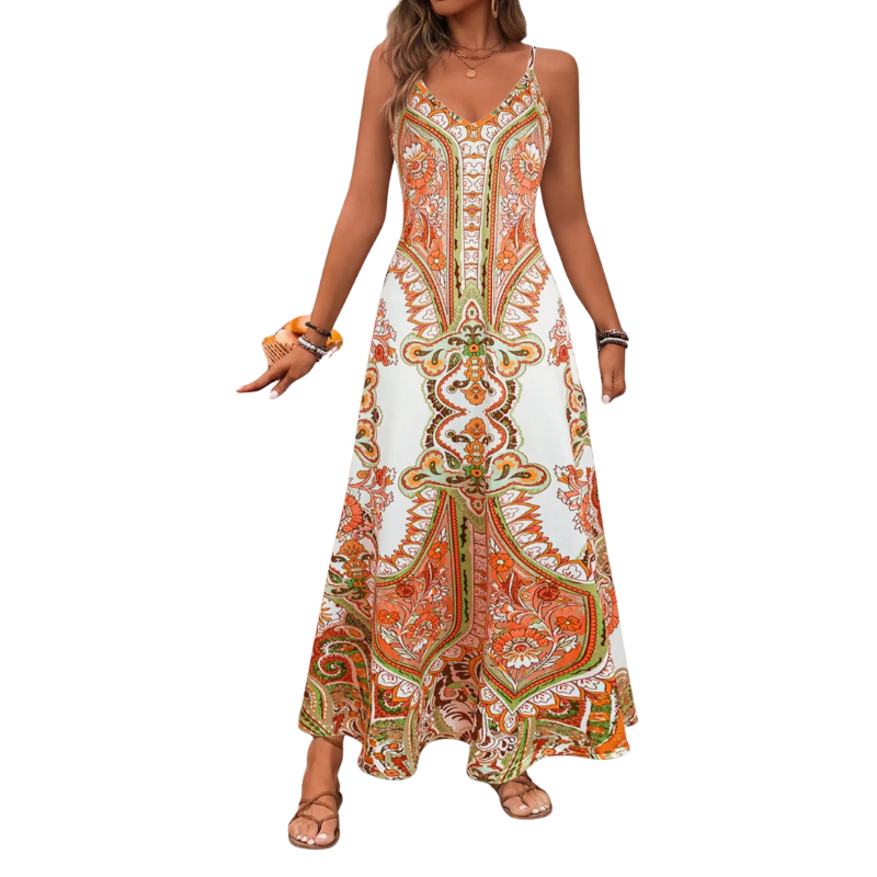Samantha | Flowy Floral Maxi Dress