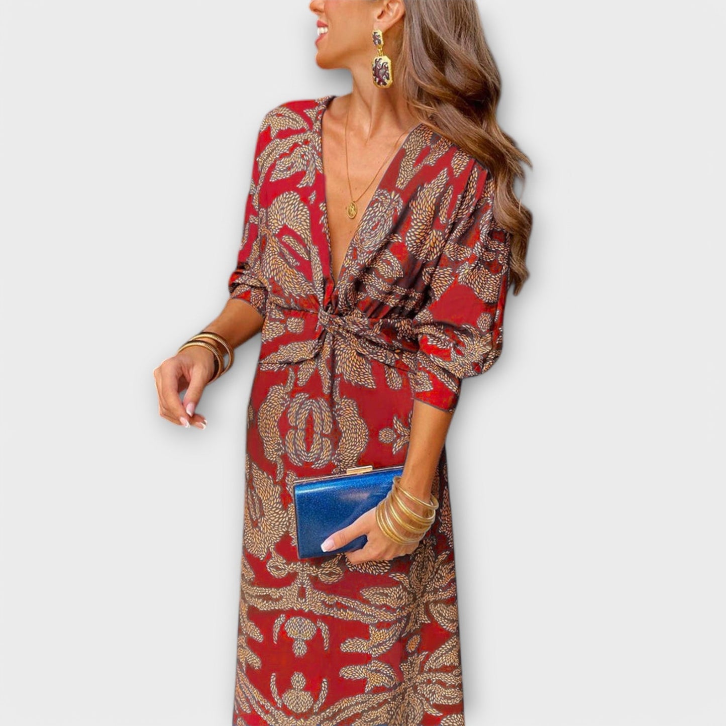 Alexandra | elegant dress with long sleeves