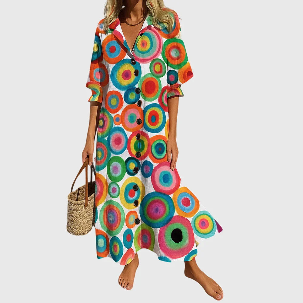 Scarlett | Elegant Bohemian Maxi Dress