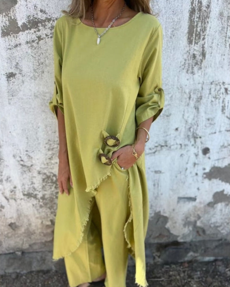 Alana | Relaxed Linen Blend Set