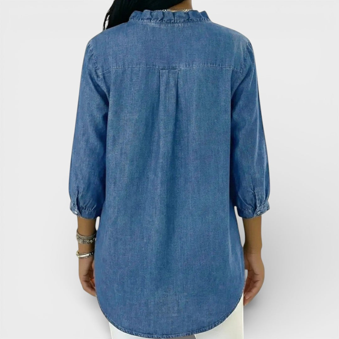 Bella | Elegant Ruffled Blouse