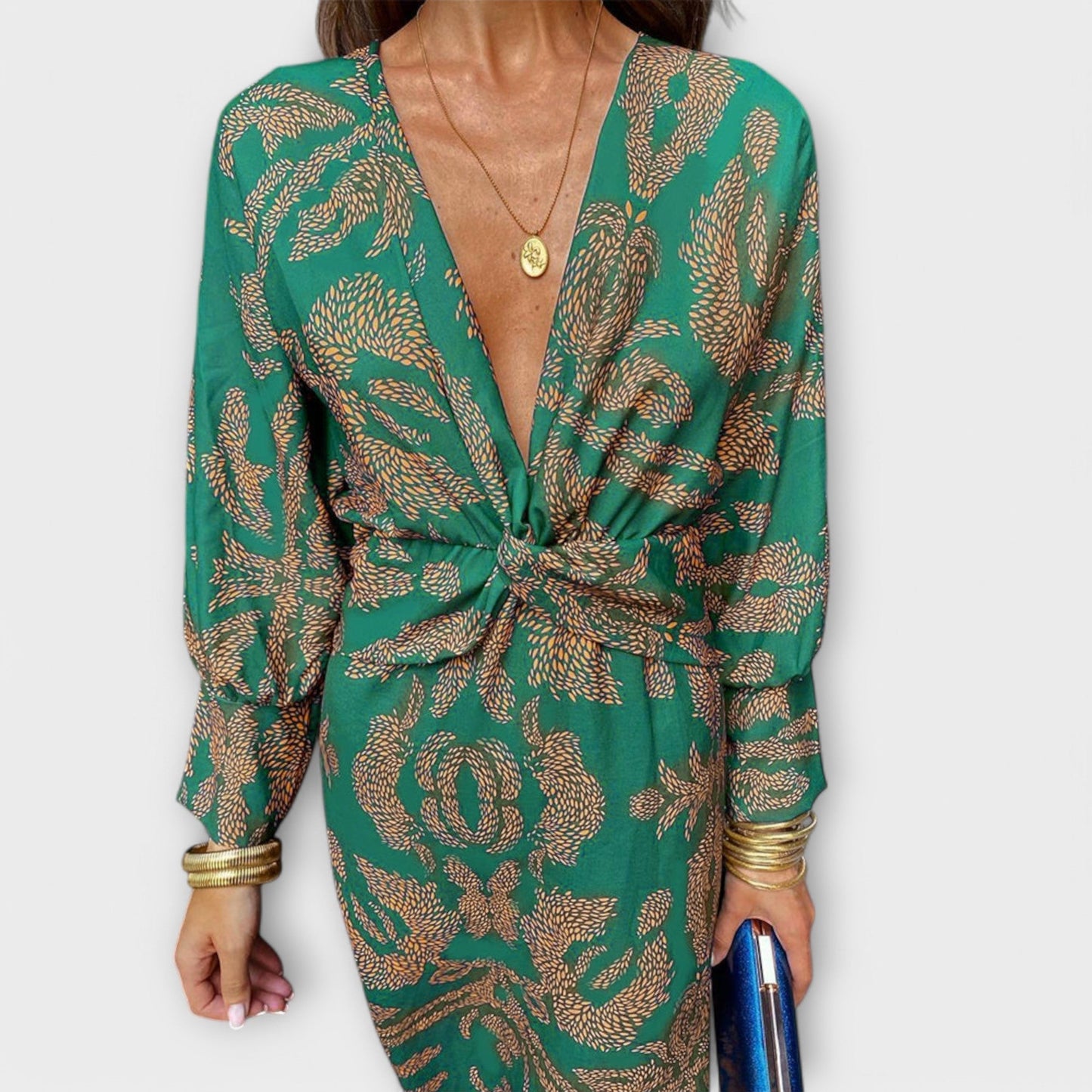 Alexandra | elegant dress with long sleeves
