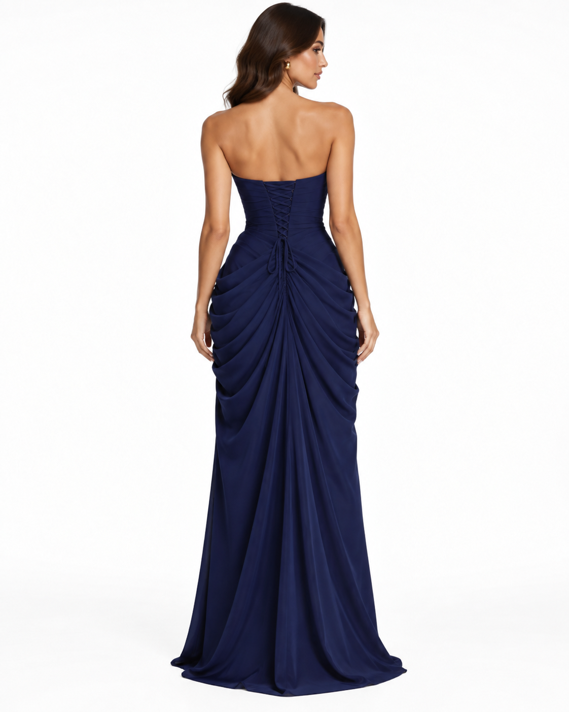 Selene | Strapless Evening Maxi Dress