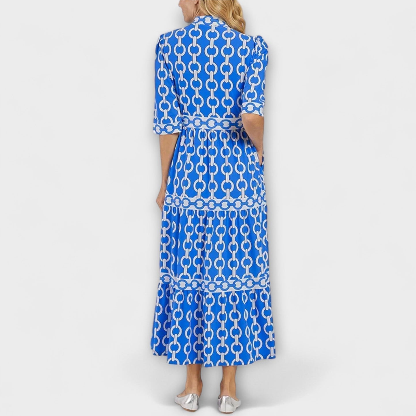 Addison | Midi dress with chain pattern