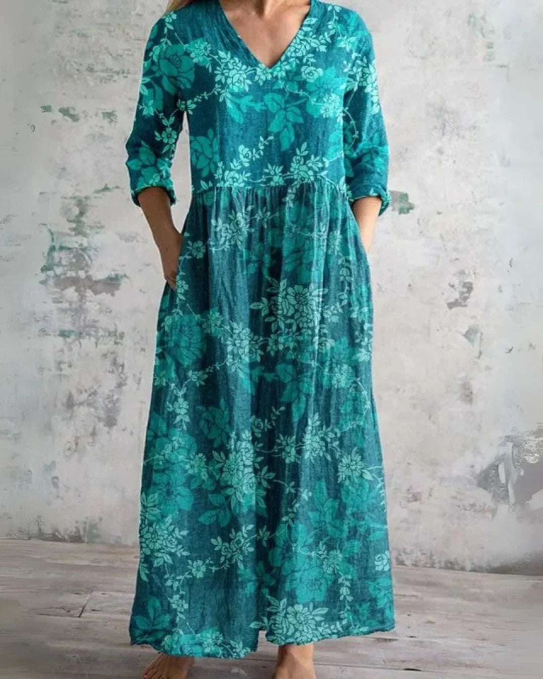Lucy | Vintage Floral Maxi Dress