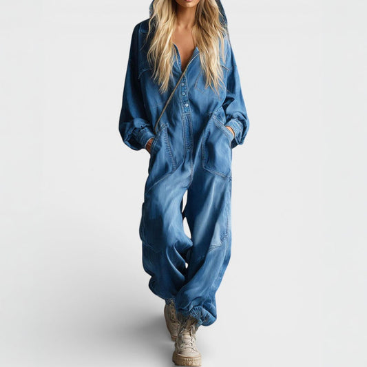 Luna | Relaxed Hooded Jumpsuit