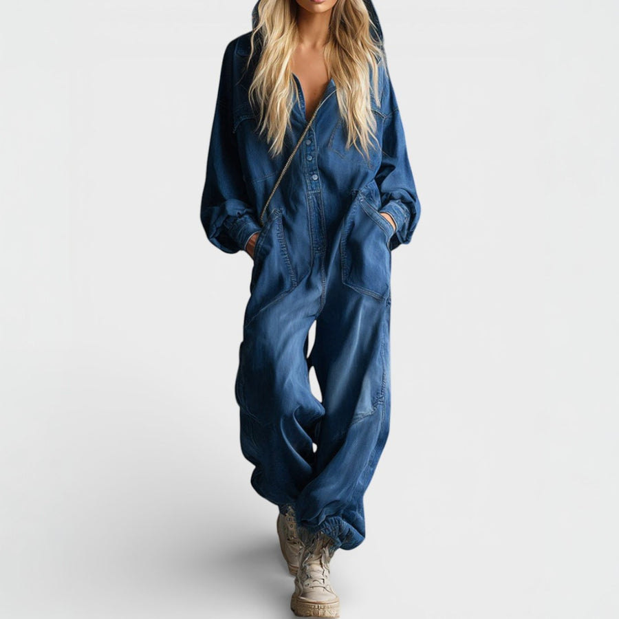 Luna | Relaxed Hooded Jumpsuit