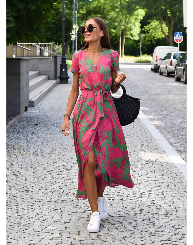 Melanie | Dress with Floral Print Spring/Summer