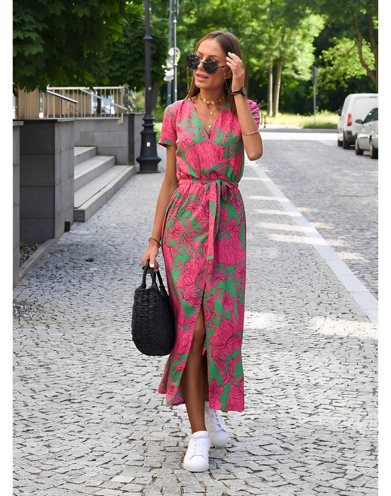 Melanie | Dress with Floral Print Spring/Summer
