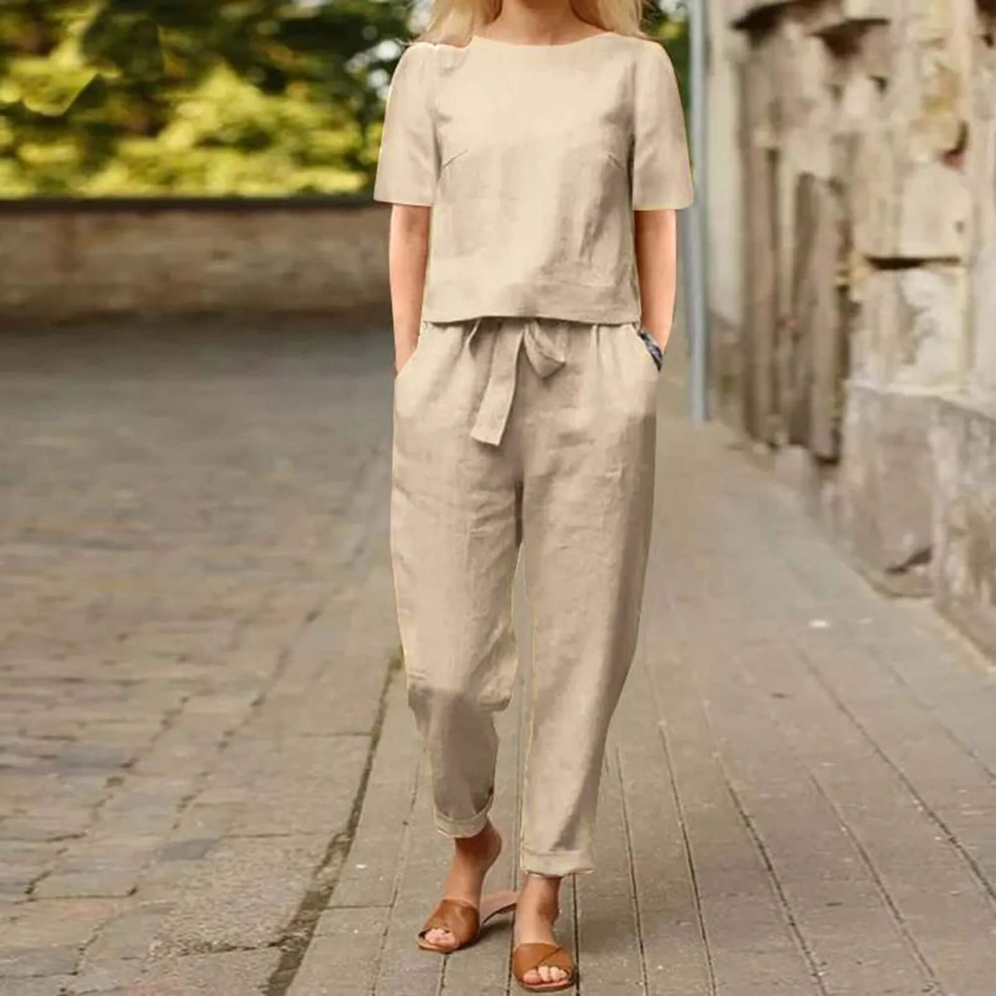 Venla | Elegant Top and Pants Set in 2 Parts
