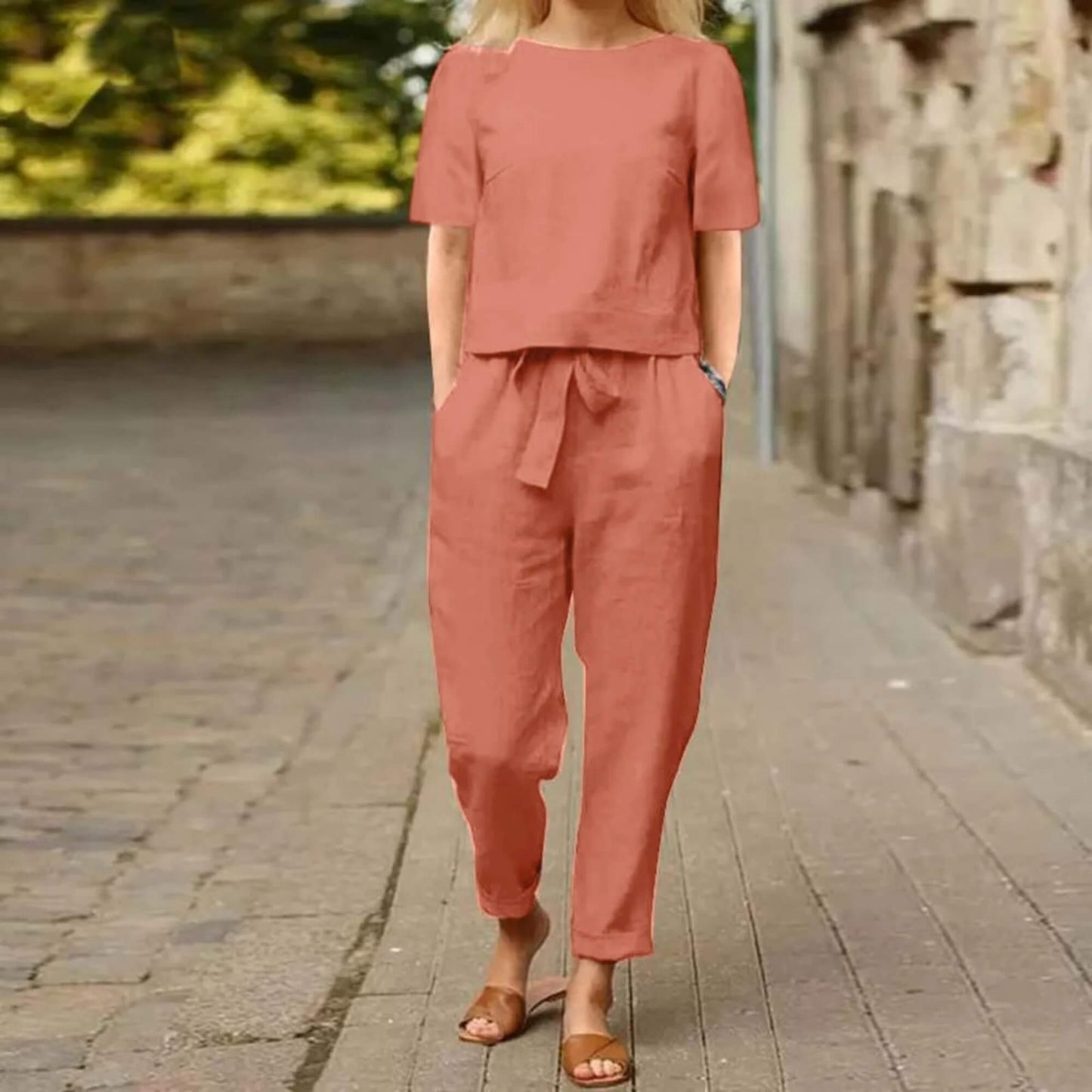 Venla | Elegant Top and Pants Set in 2 Parts