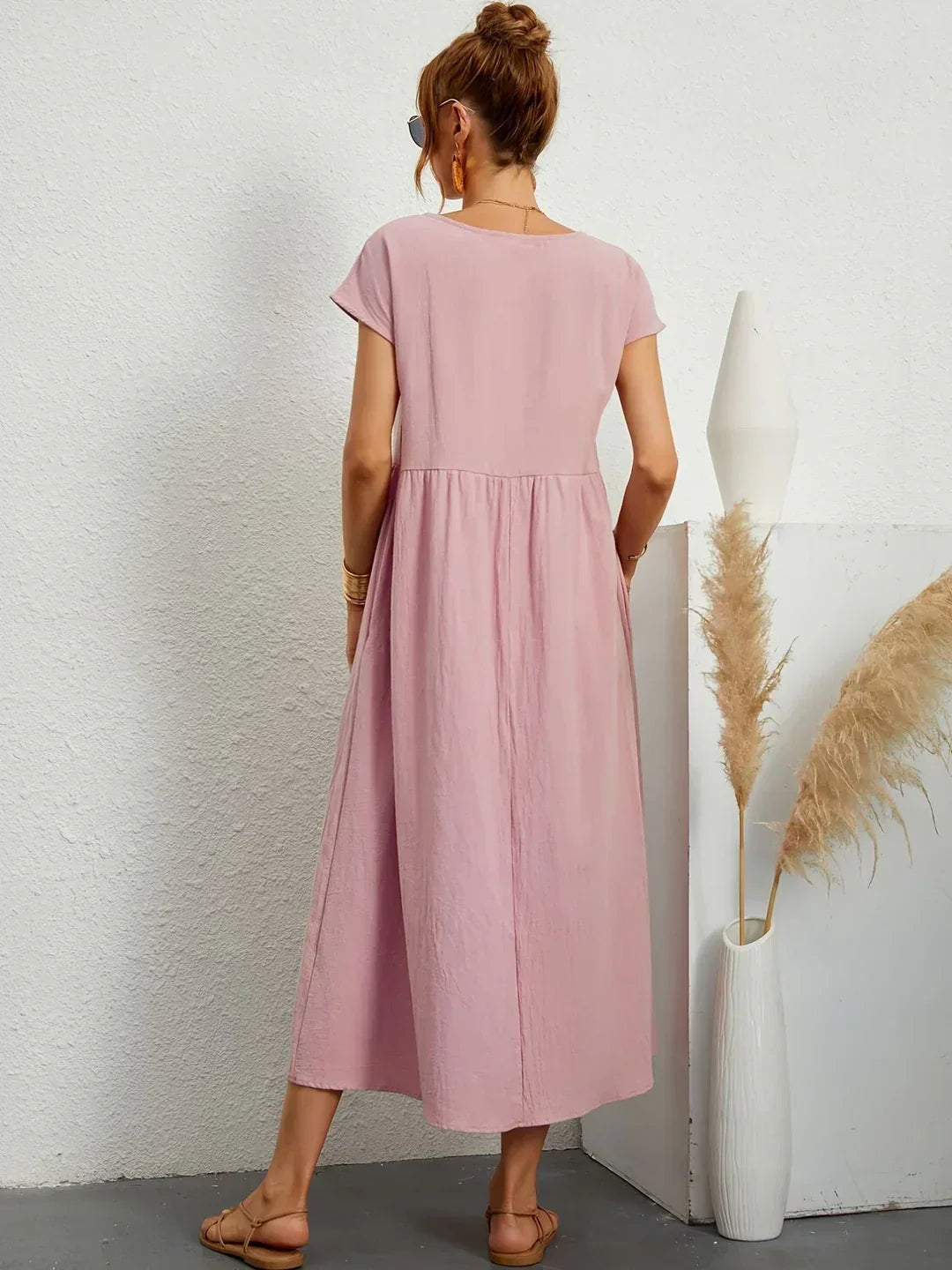 Juliana | Timeless Elegance Fluid Midi Dress