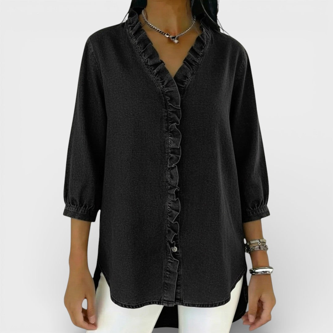 Bella | Elegant Ruffled Blouse