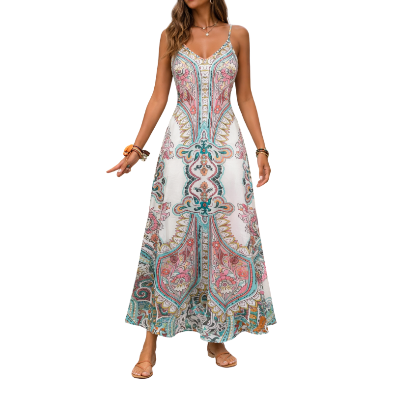 Samantha | Flowy Floral Maxi Dress
