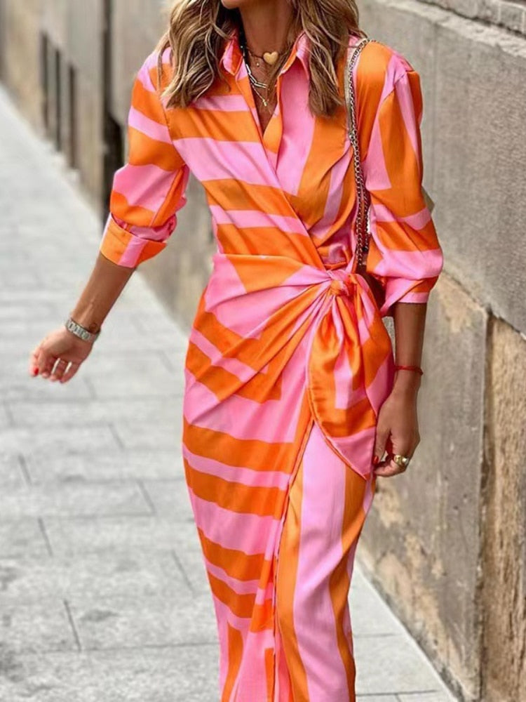 Delilah | Printed Wrap Dress