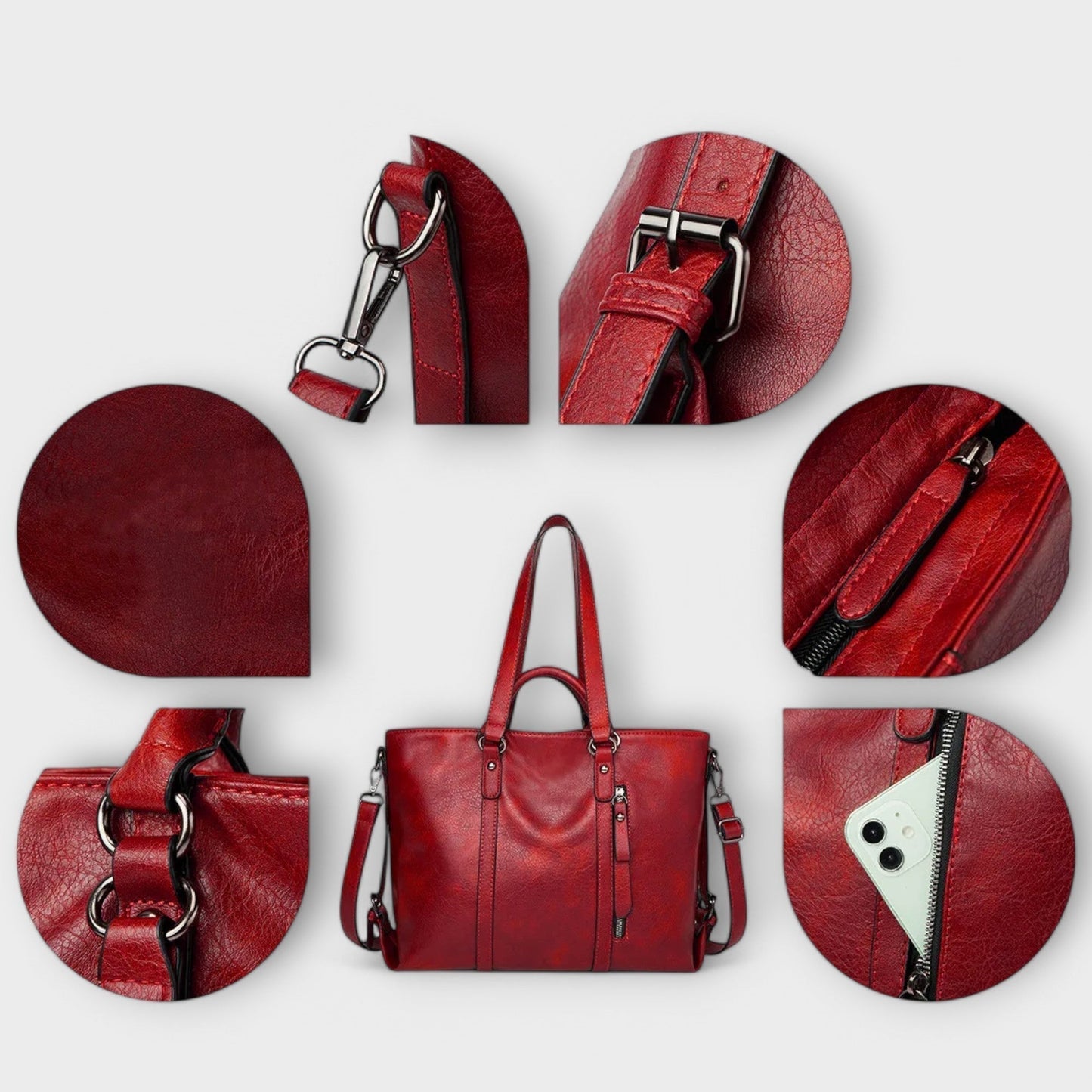 Aria - Large Leather Bag