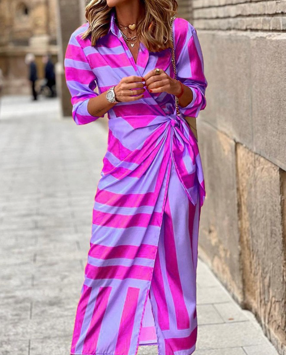 Delilah | Printed Wrap Dress