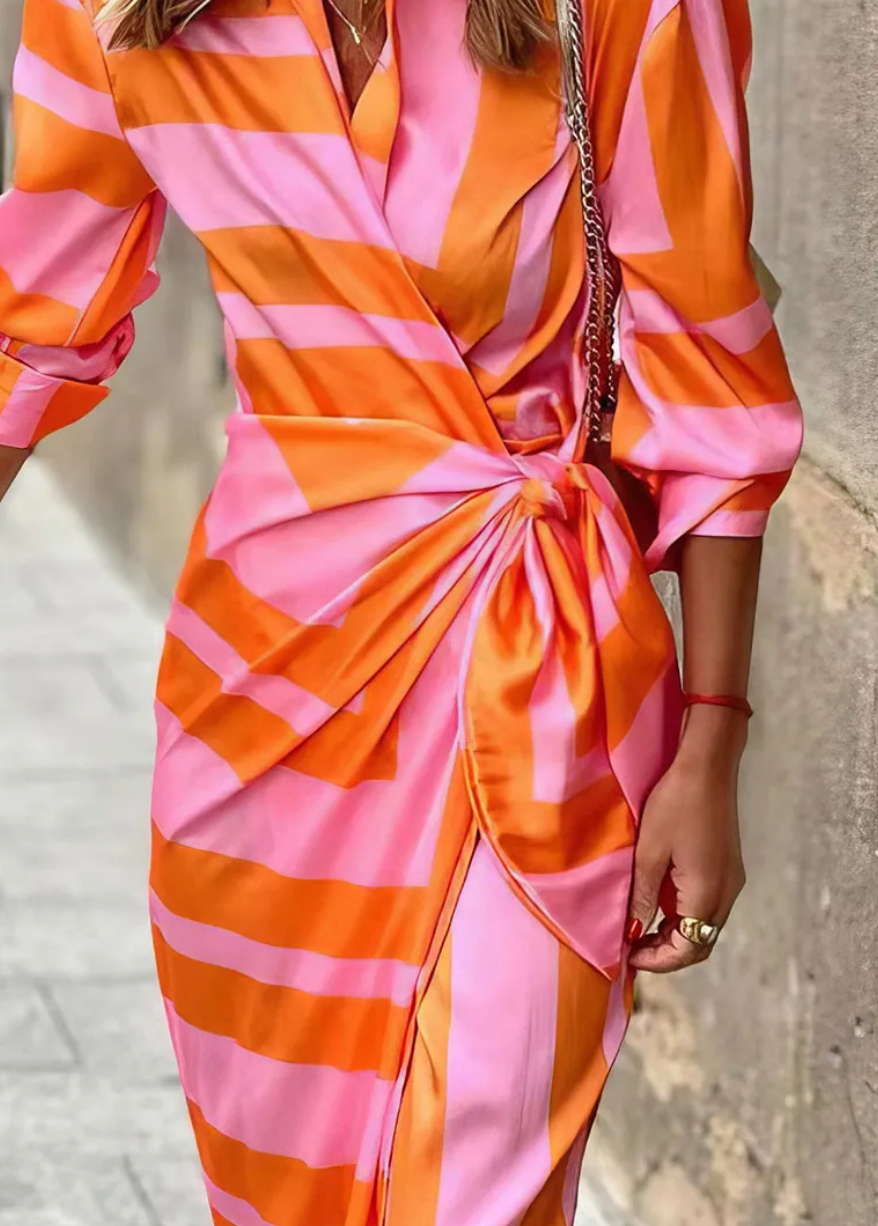 Delilah | Printed Wrap Dress