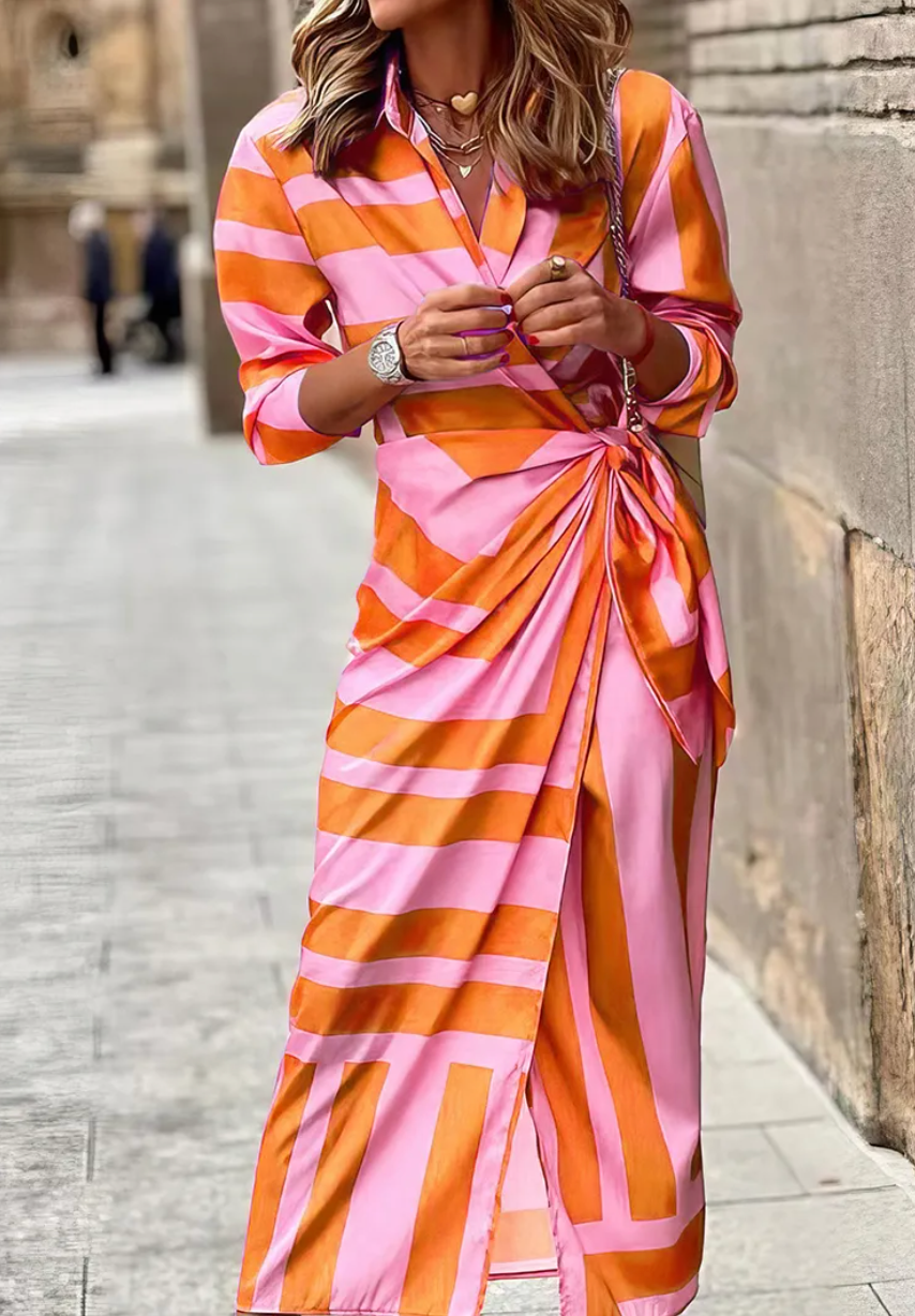 Delilah | Printed Wrap Dress