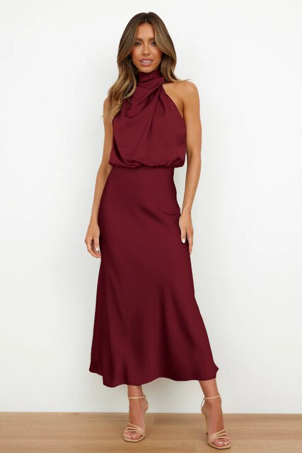 Emily |  Off-Shoulder Maxi Dress