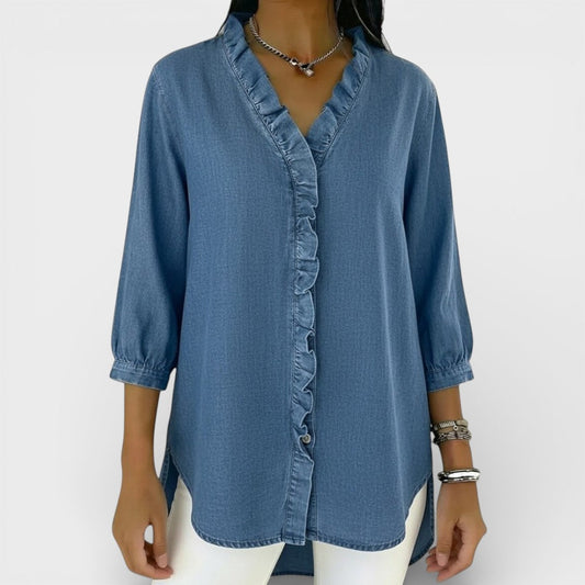 Bella | Elegant Ruffled Blouse