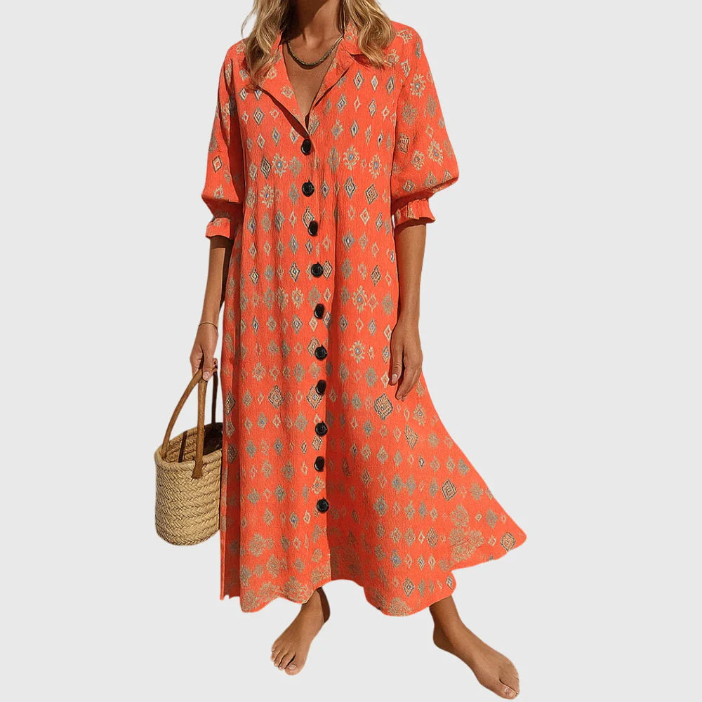 Scarlett | Elegant Bohemian Maxi Dress