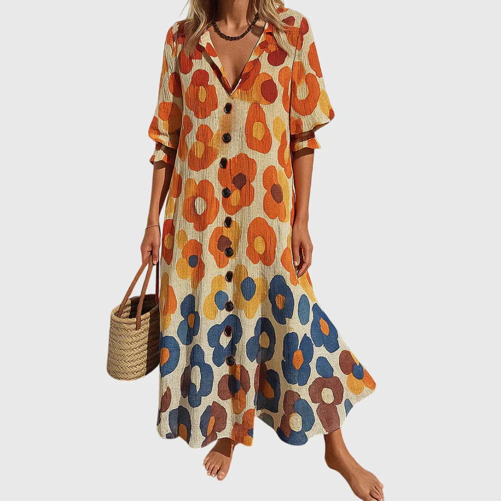 Scarlett | Elegant Bohemian Maxi Dress