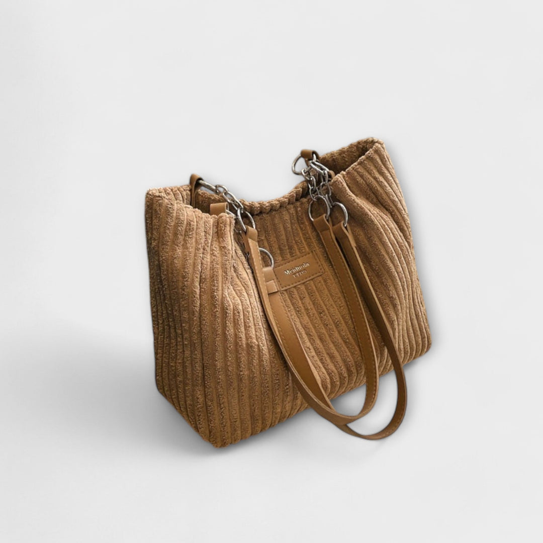 Lucy - Soft Cord Shoulder Bag
