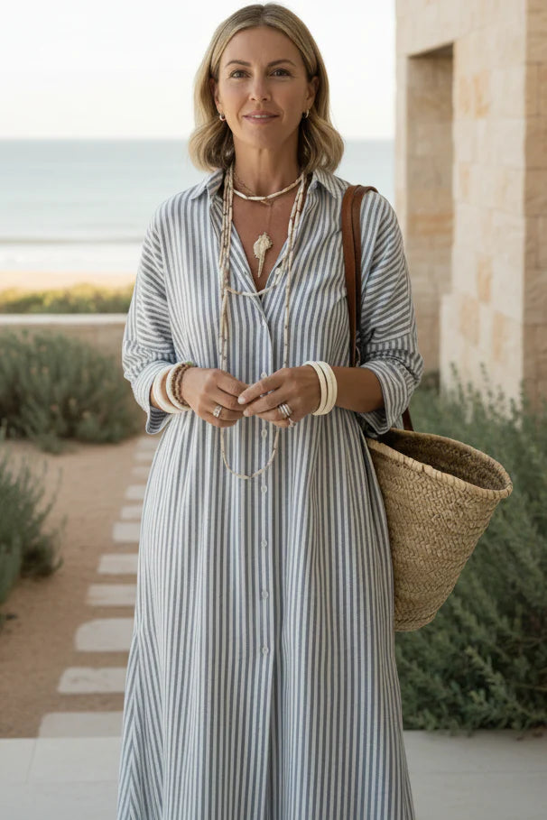 Sienna | Striped Dress Shirt