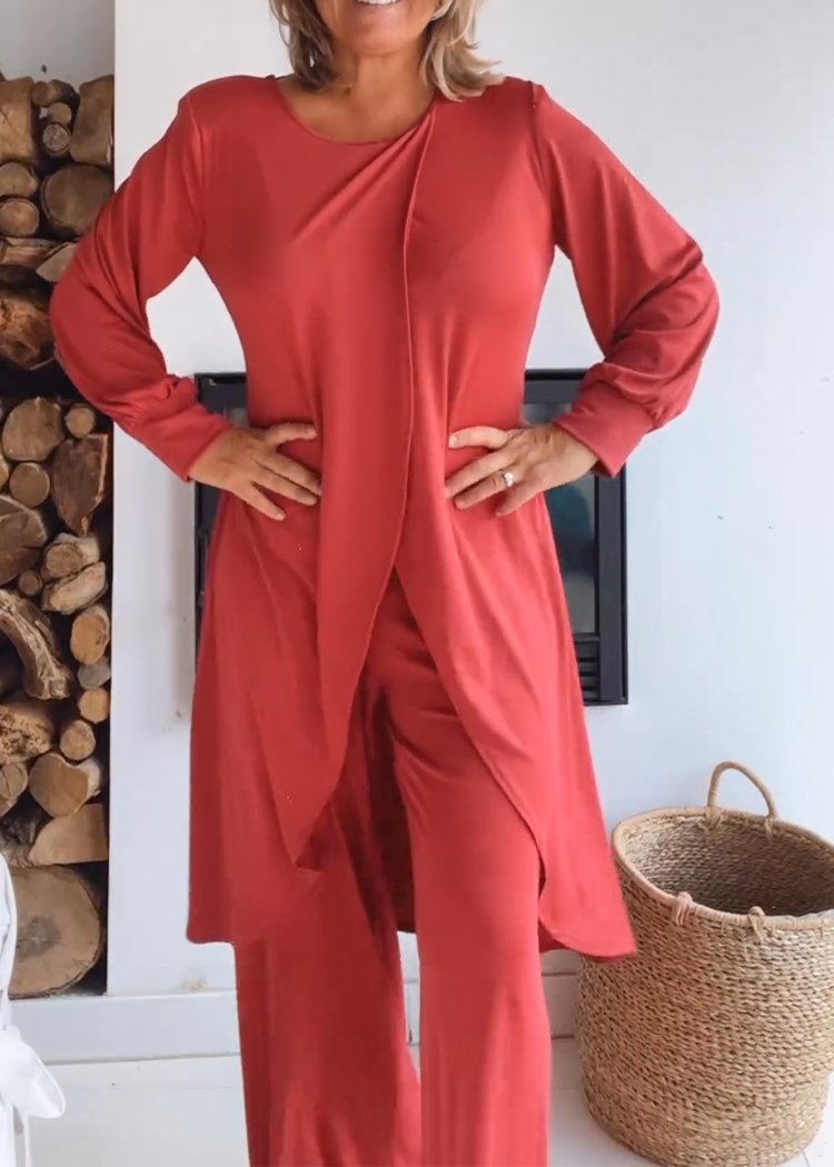 Eleanor | Elegant Longline Two-Piece Set