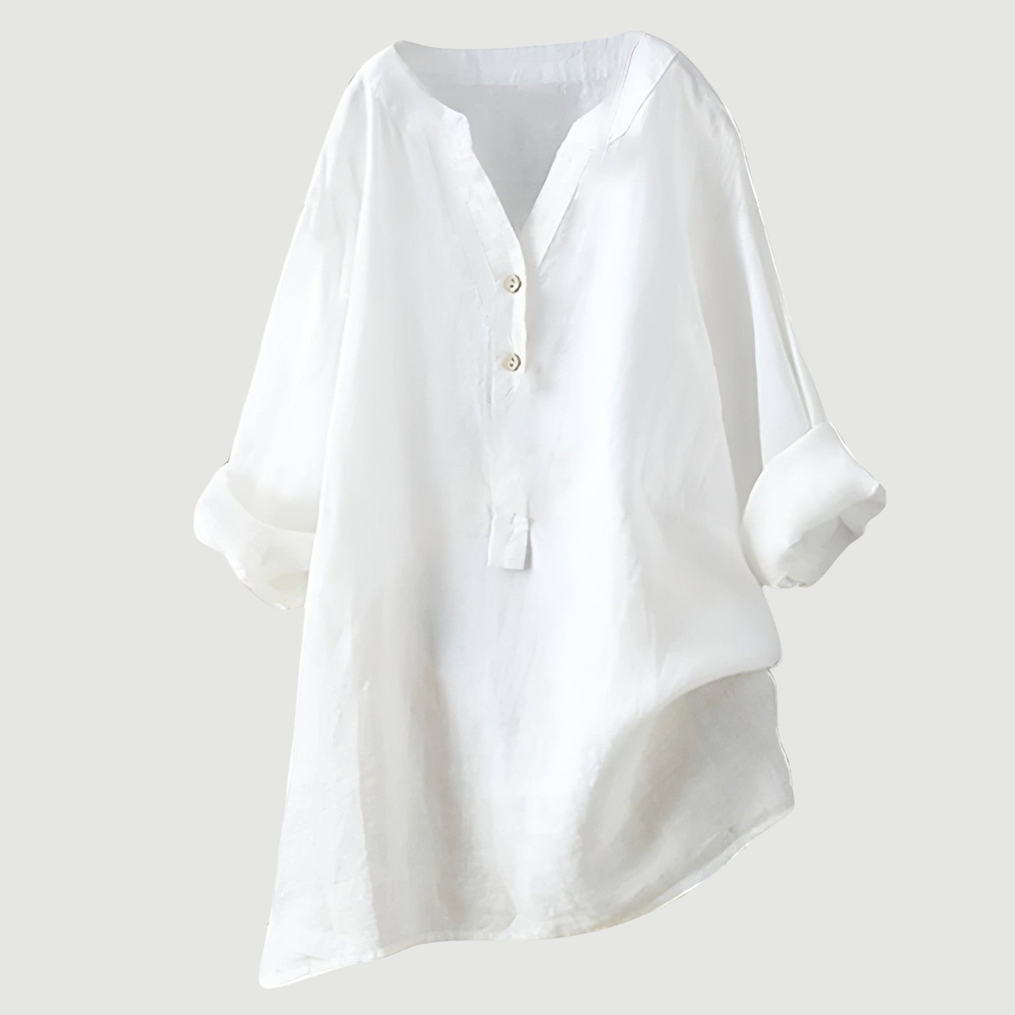 Margot | Relaxed Linen Button Tunic