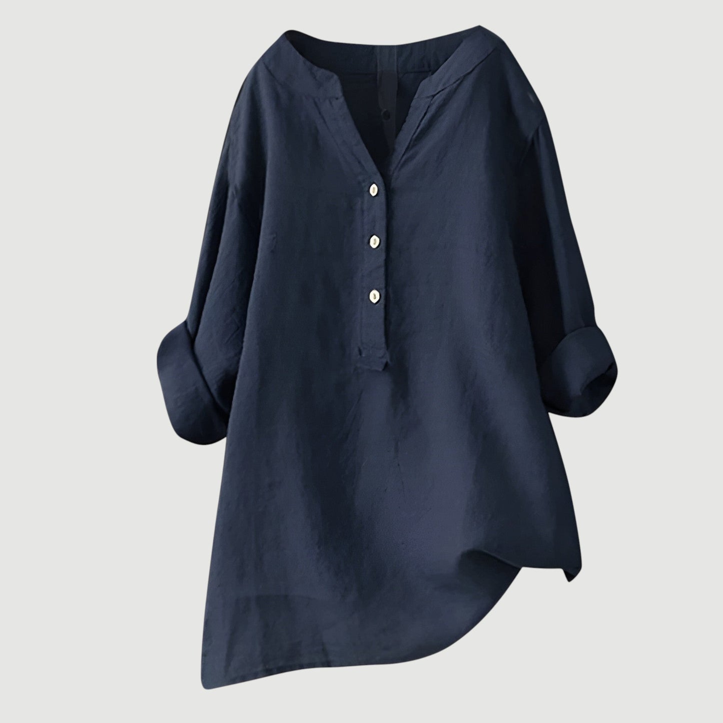 Margot | Relaxed Linen Button Tunic