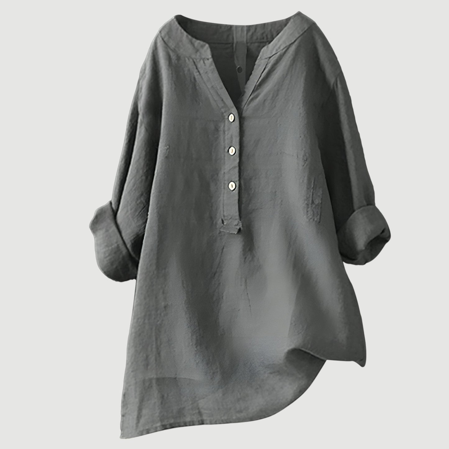 Margot | Relaxed Linen Button Tunic