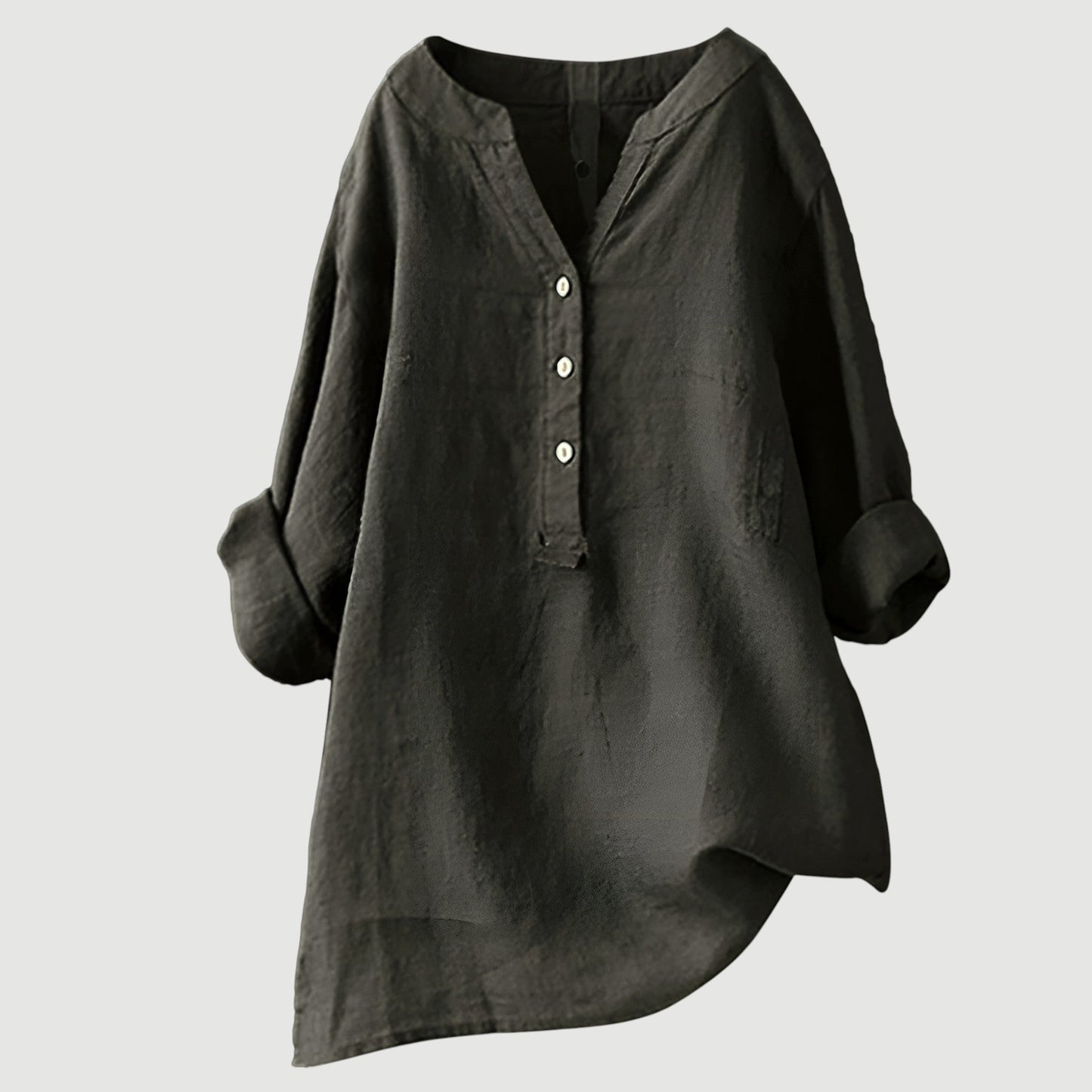 Margot | Relaxed Linen Button Tunic