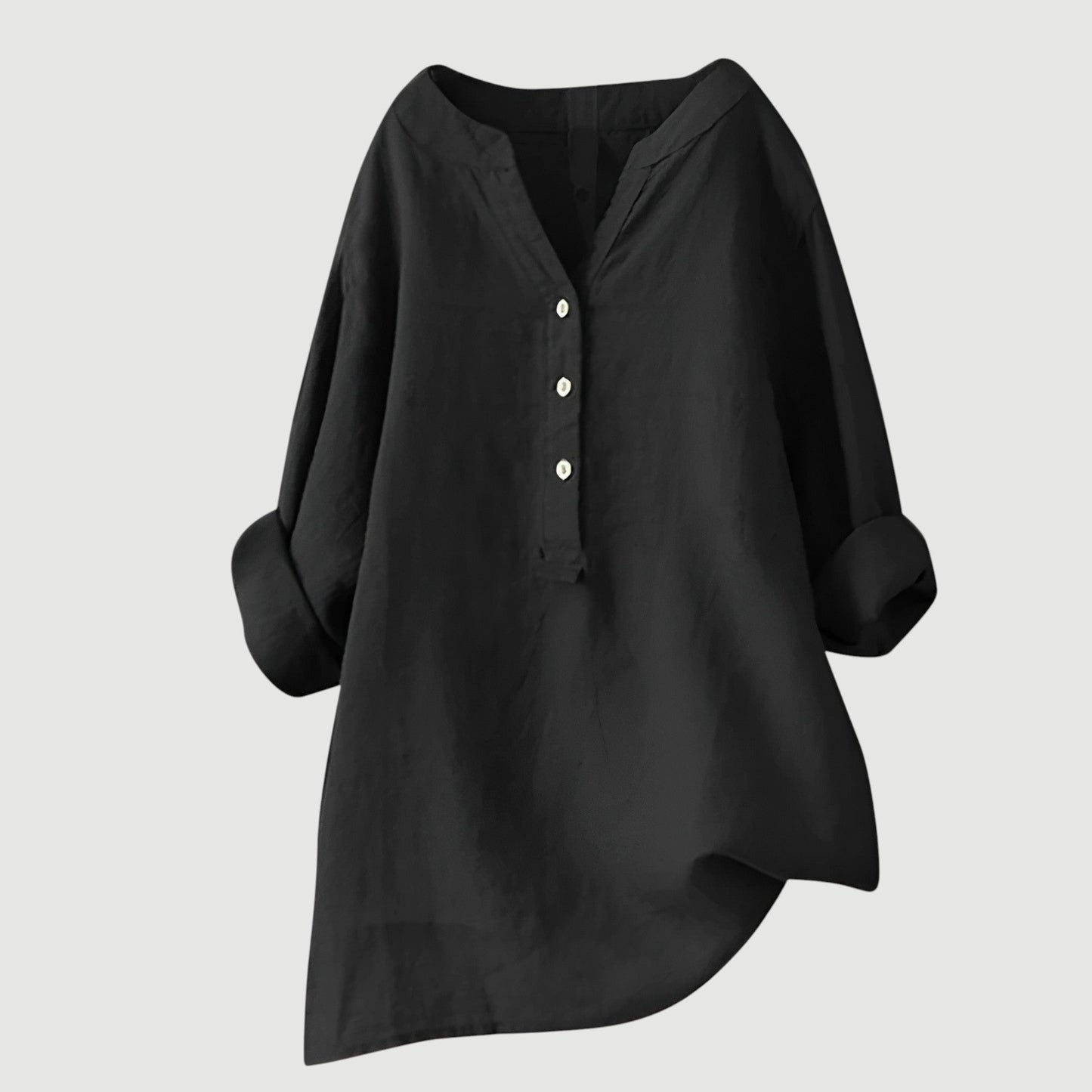 Margot | Relaxed Linen Button Tunic