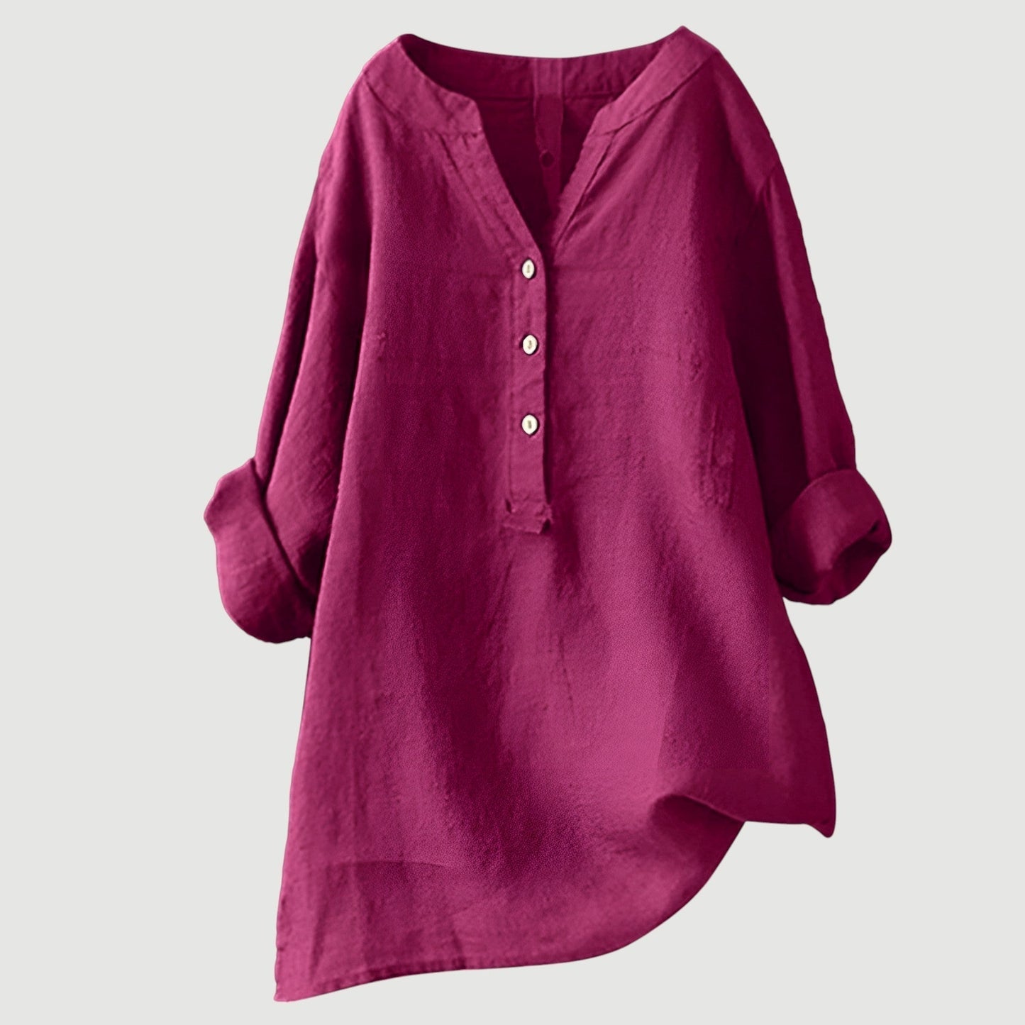 Margot | Relaxed Linen Button Tunic