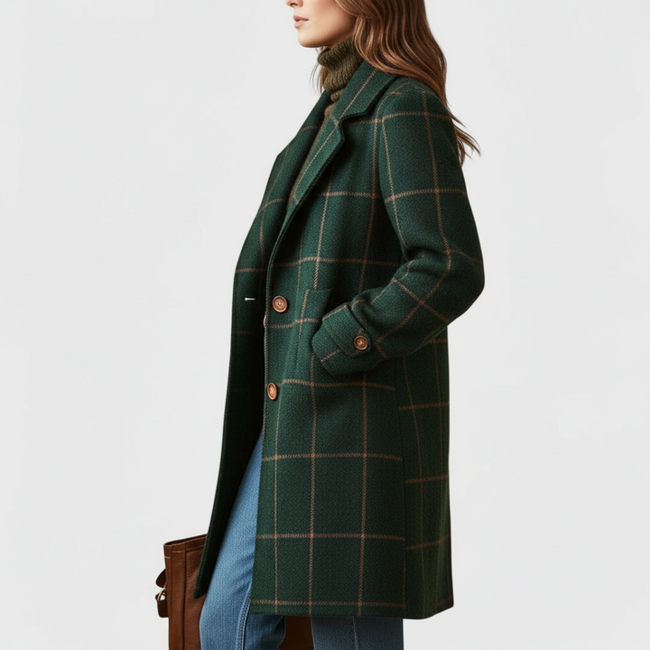 Fiona – Classic Check Coat