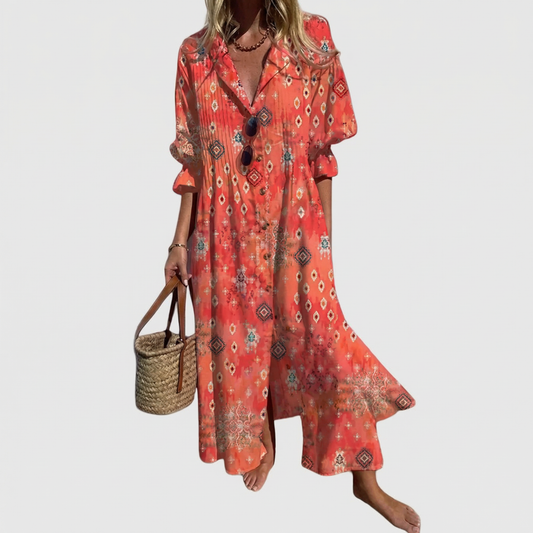 Scarlett | Elegant Bohemian Maxi Dress