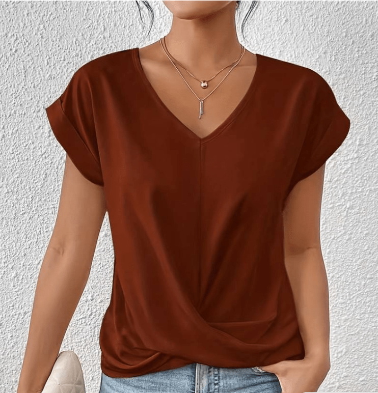 Bailey | Tummy-Tucking V-Neck Top
