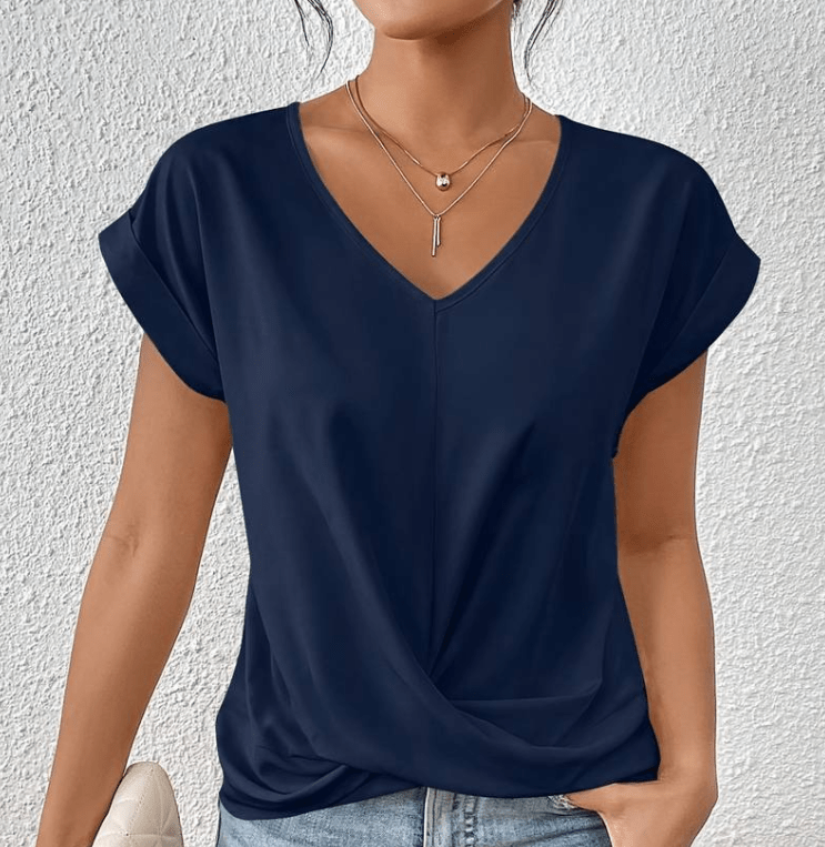 Bailey | Tummy-Tucking V-Neck Top