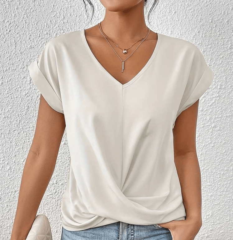 Bailey | Tummy-Tucking V-Neck Top